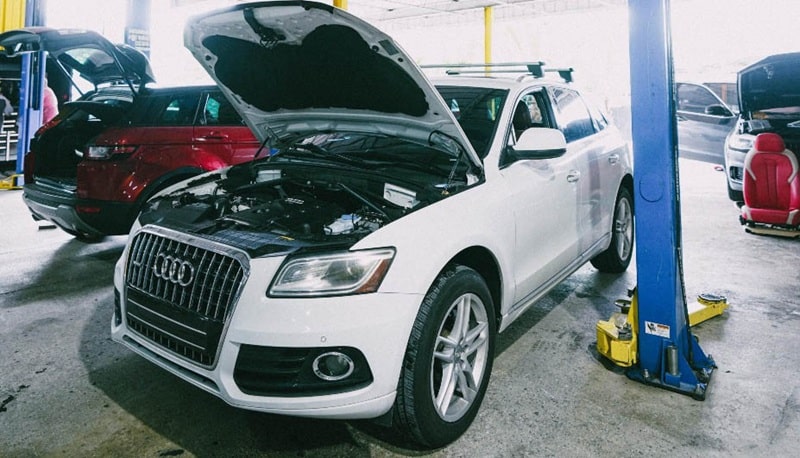 dấu hiệu gầm xe audi hỏng