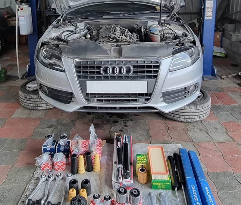 thời gian sửa gầm xe audi là bao lâu