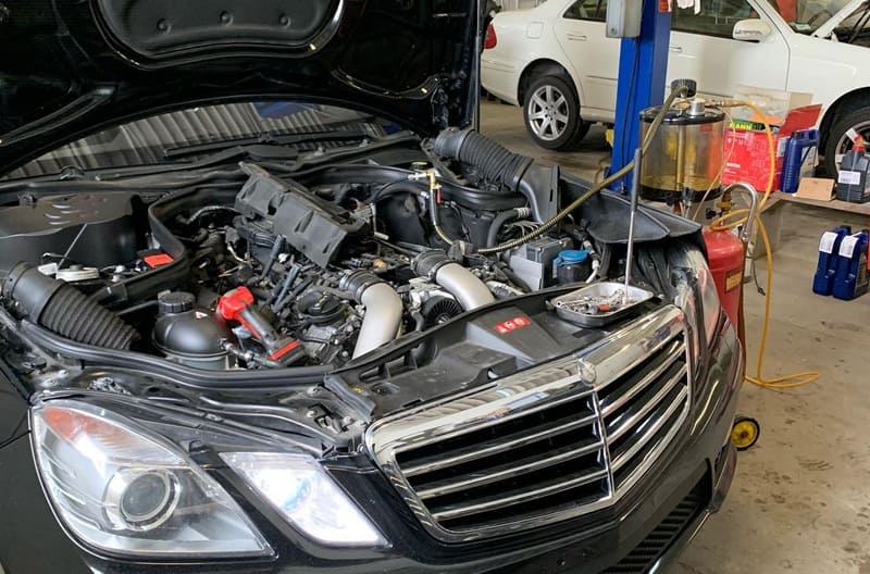 lỗi trên xe mercedes e class