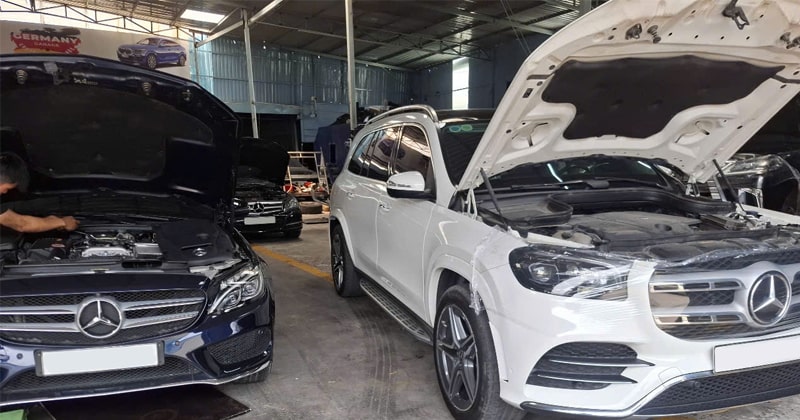 sửa mercedes gls class tại tphcm